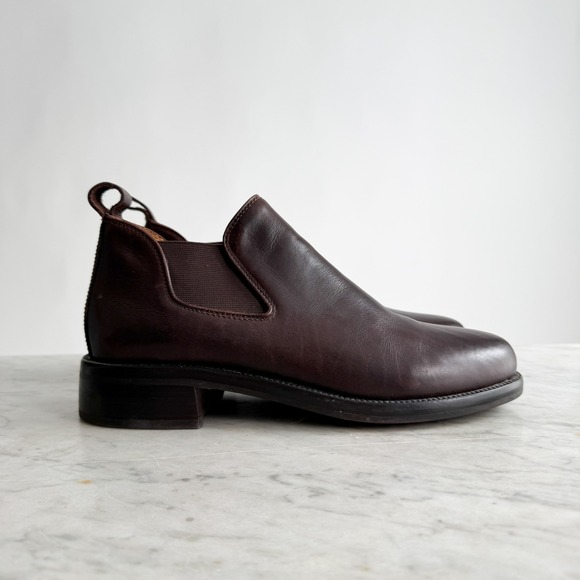 Cole Haan y2k vtg brown low heel Chelsea ankle boots size 9 - Picture 1 of 7
